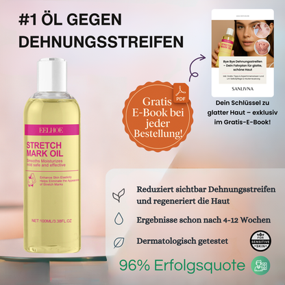 Öl gegen Dehnungsstreifen | 100ml Premium Hautpflege