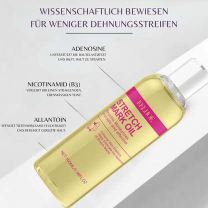Öl gegen Dehnungsstreifen | 100ml Premium Hautpflege