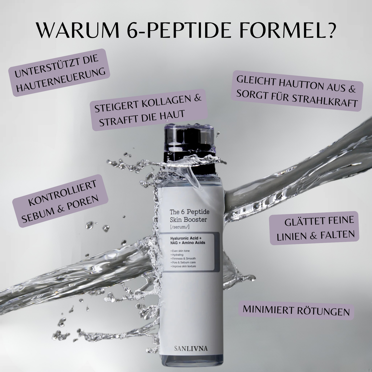 Sanlivna SKIN Booster - Dehnungstreifen-Serum (100ml)