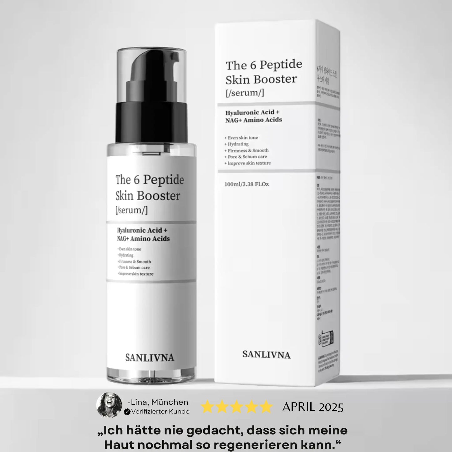 Sanlivna SKIN Booster - Dehnungstreifen-Serum (100ml)